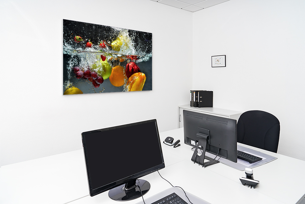 Artikelbild Absorberbild - Früchte fallen ins Wasser 50x50x5,5cm