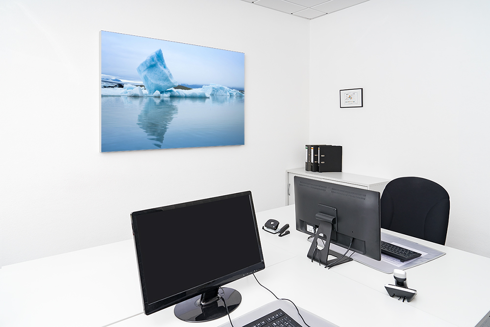 Artikelbild Absorberbild - Eisklötze im Meer 50x50x5,5cm