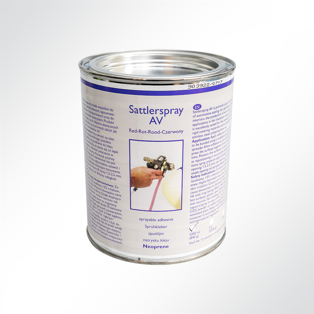 Artikelbild Saba Kontaktkleber für Kunstleder, Autokunstleder, Himmelstoff 1000ml