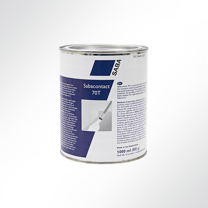 SABA® Sabacontact 70T PVC Kleber, Planenkleber, Kontaktkleber 1000ml