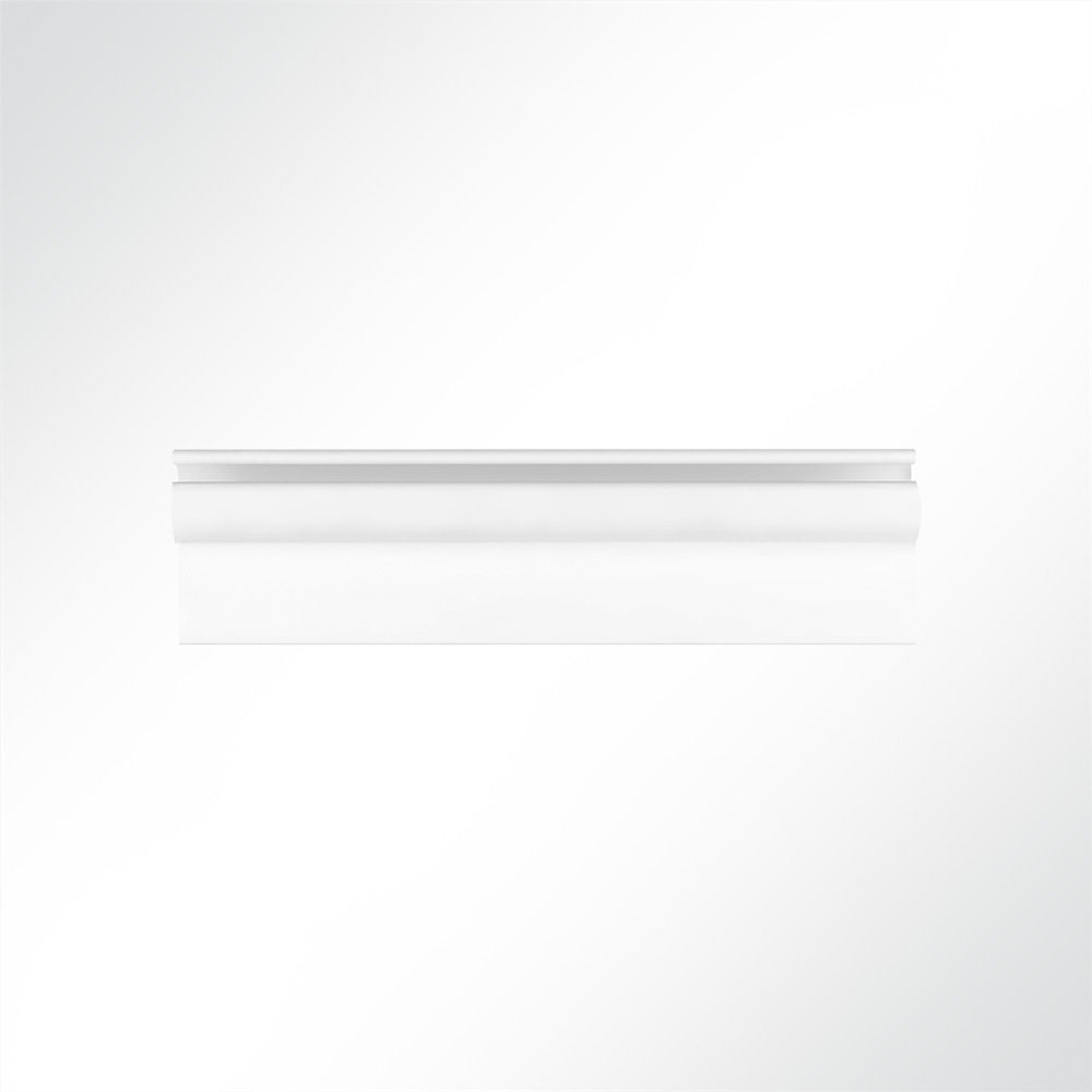 Artikelbild Kederschiene Kederleiste Weiß für Keder 6,0-9,0mm Länge 1m