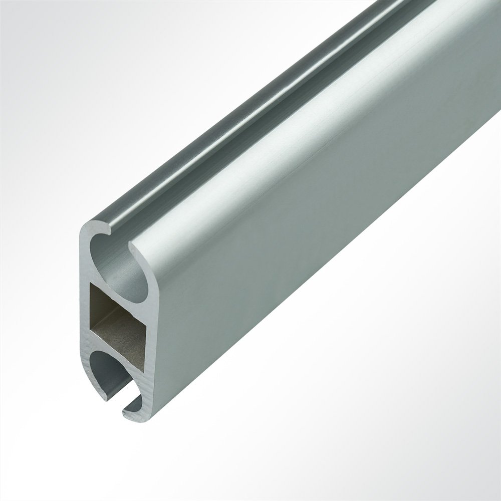 Artikelbild Doppelkederschiene Doppelkederleiste Kederverbundprofil Aluminium eloxiert für Keder 6,0-15,0mm Länge 6m