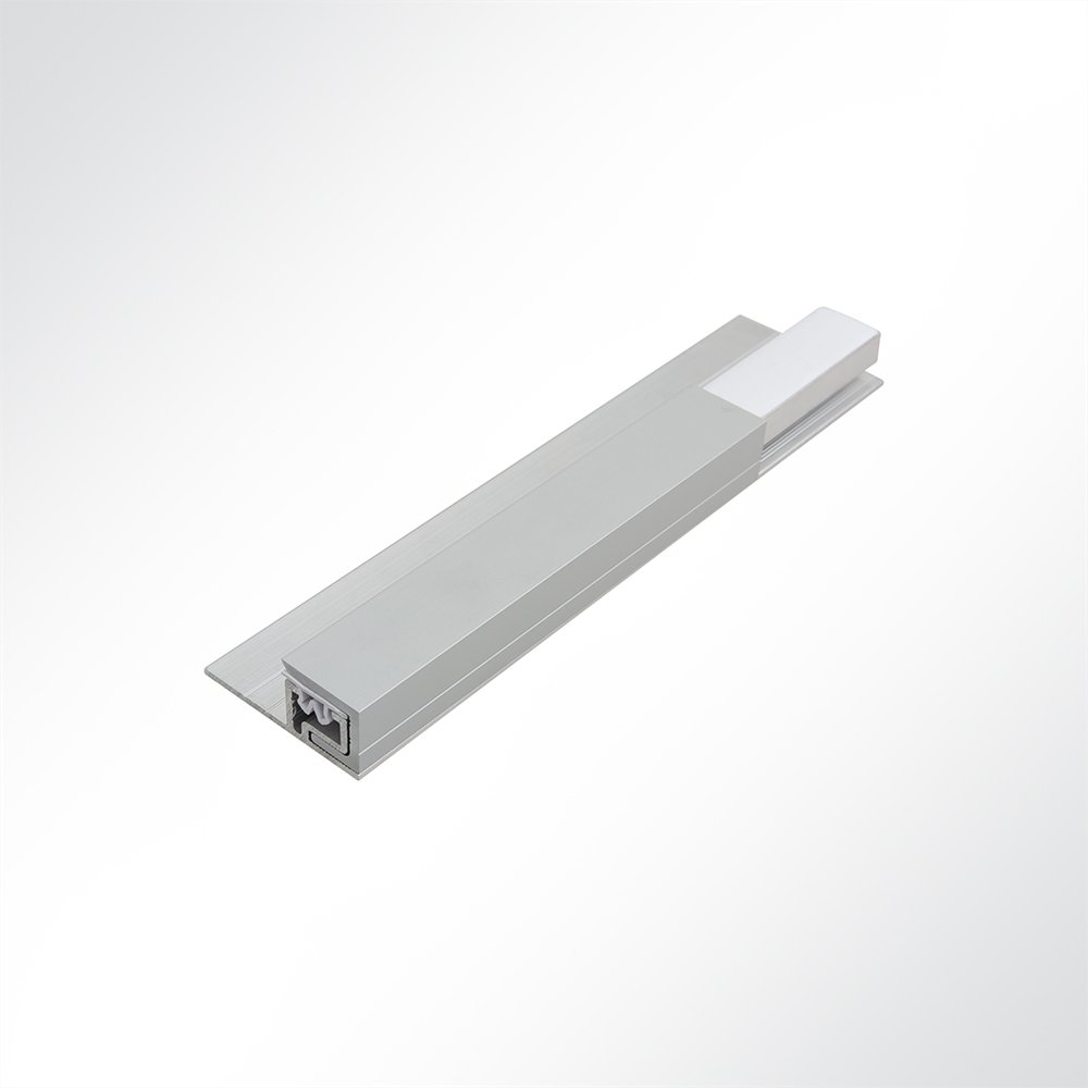 Artikelbild Aluminium Klemmschiene Klemmleiste 21x51mm mit Schutzprofil 3m