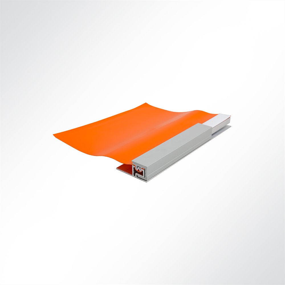 Artikelbild Aluminium Klemmschiene Klemmleiste 21x51mm mit Schutzprofil 3m