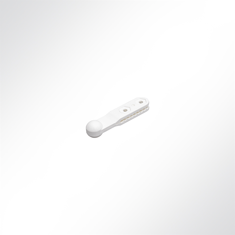 Artikelbild Kalottgleiter Nylon weiß 15mm