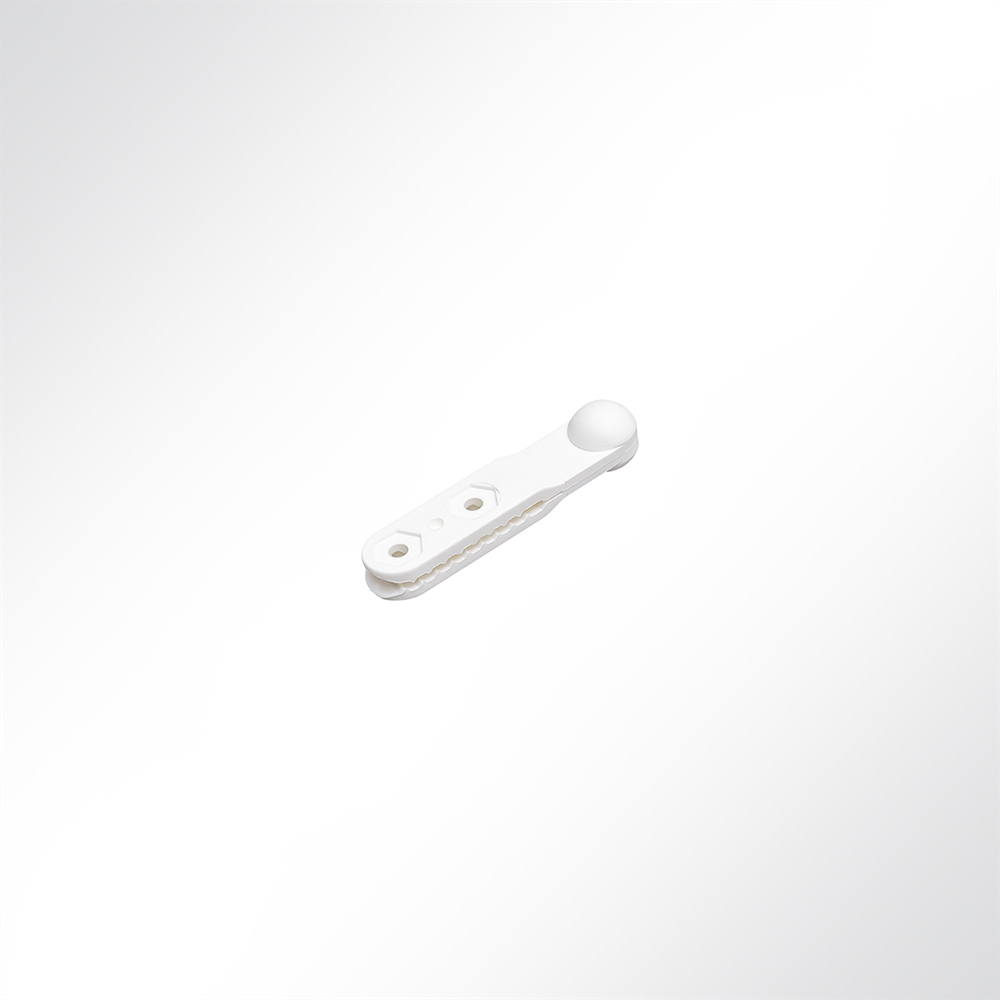 Artikelbild Kalottgleiter Nylon weiß 15mm