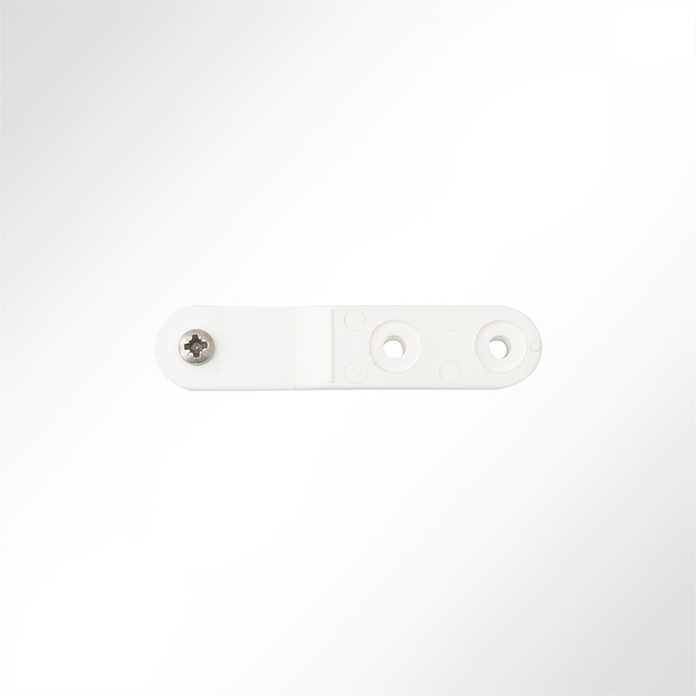 Artikelbild Hakengleiter gekröpft Nylon weiß