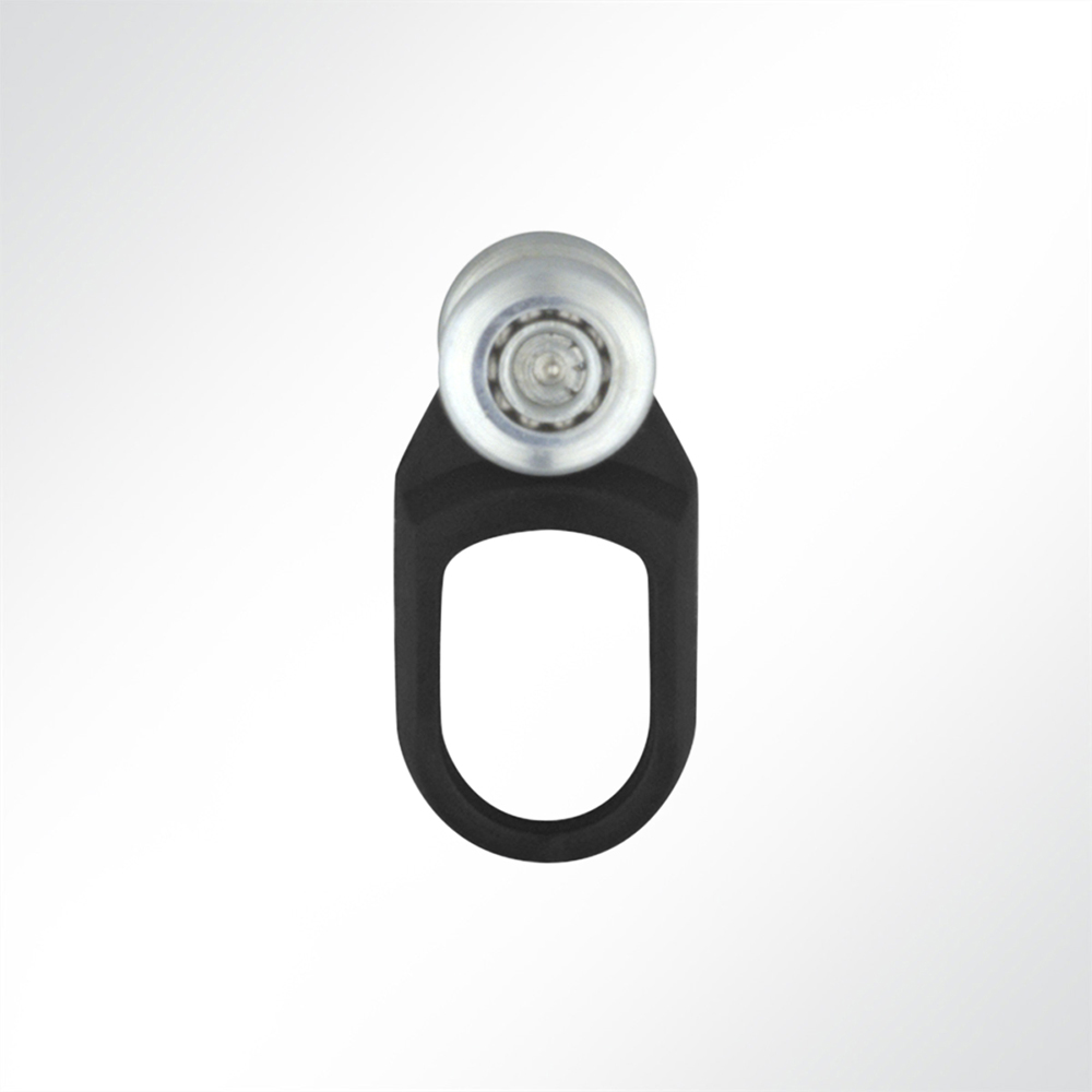 Artikelbild Laufrolle mit Öse für Laufschiene 25x19mm