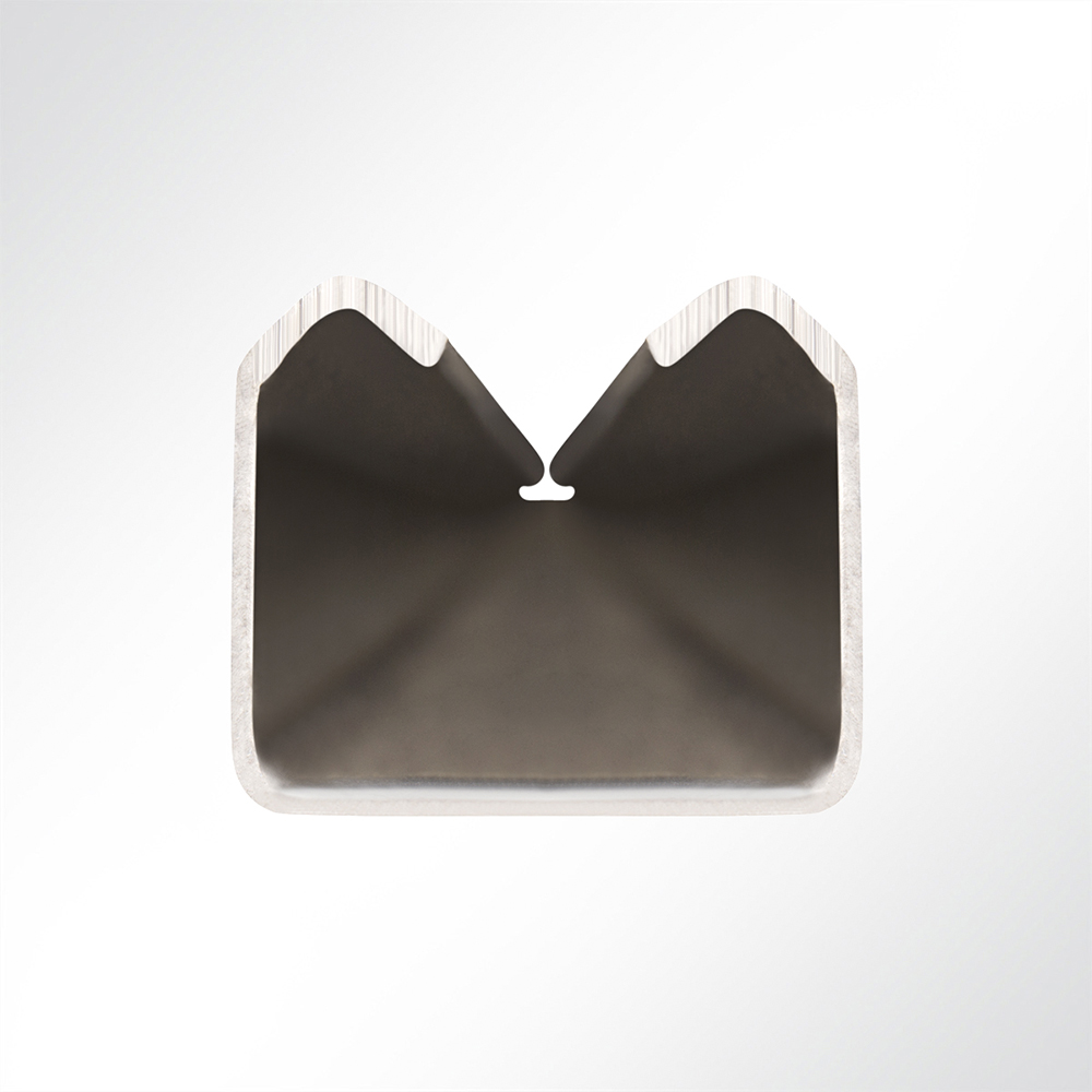 Artikelbild Laufschiene Schiebetür Schiene Edelstahl Nirosta 35x30 mm Länge 2m