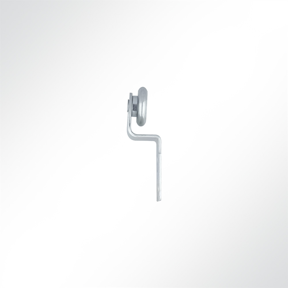 Artikelbild Laufrolle Vorhangrolle Führungsrolle verzinkt für Laufschiene 35x30mm