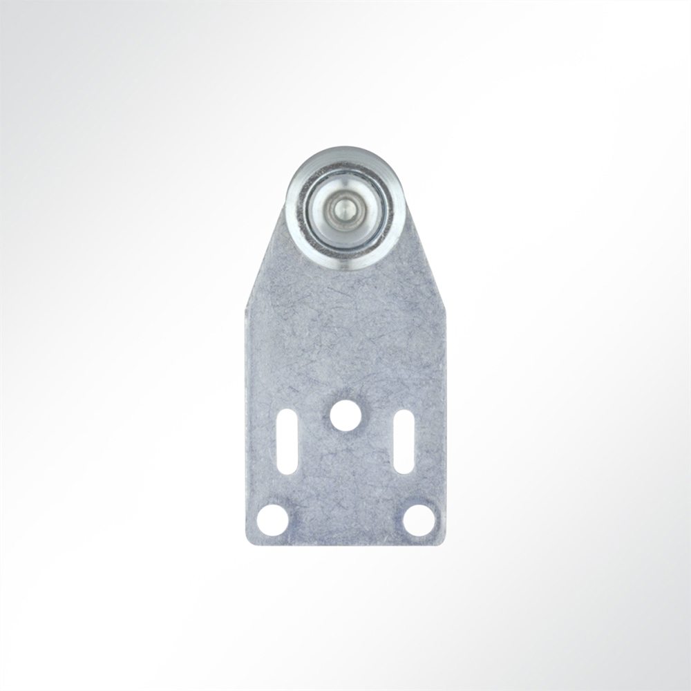 Artikelbild Laufrolle Vorhangrolle Führungsrolle verzinkt für Laufschiene 35x30mm