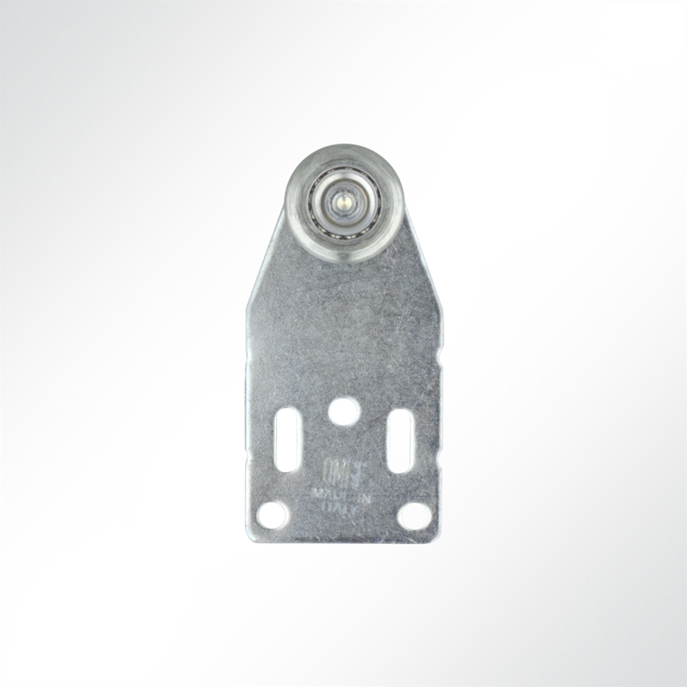 Artikelbild Laufrolle Vorhangrolle Führungsrolle verzinkt für Laufschiene 35x30mm