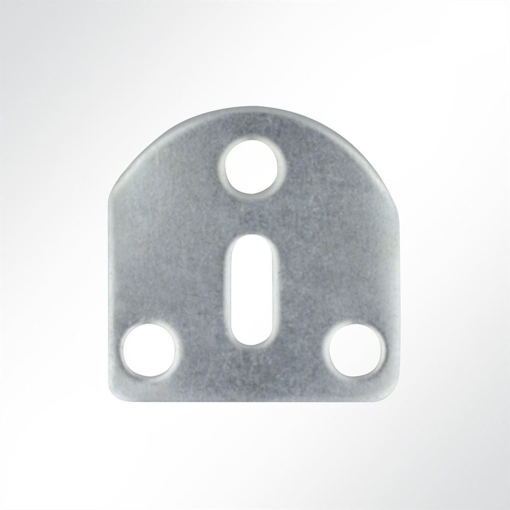 Artikelbild Gegenplatten verzinkt 40x35mm für 4-Fachrolle Profil 35x30mm