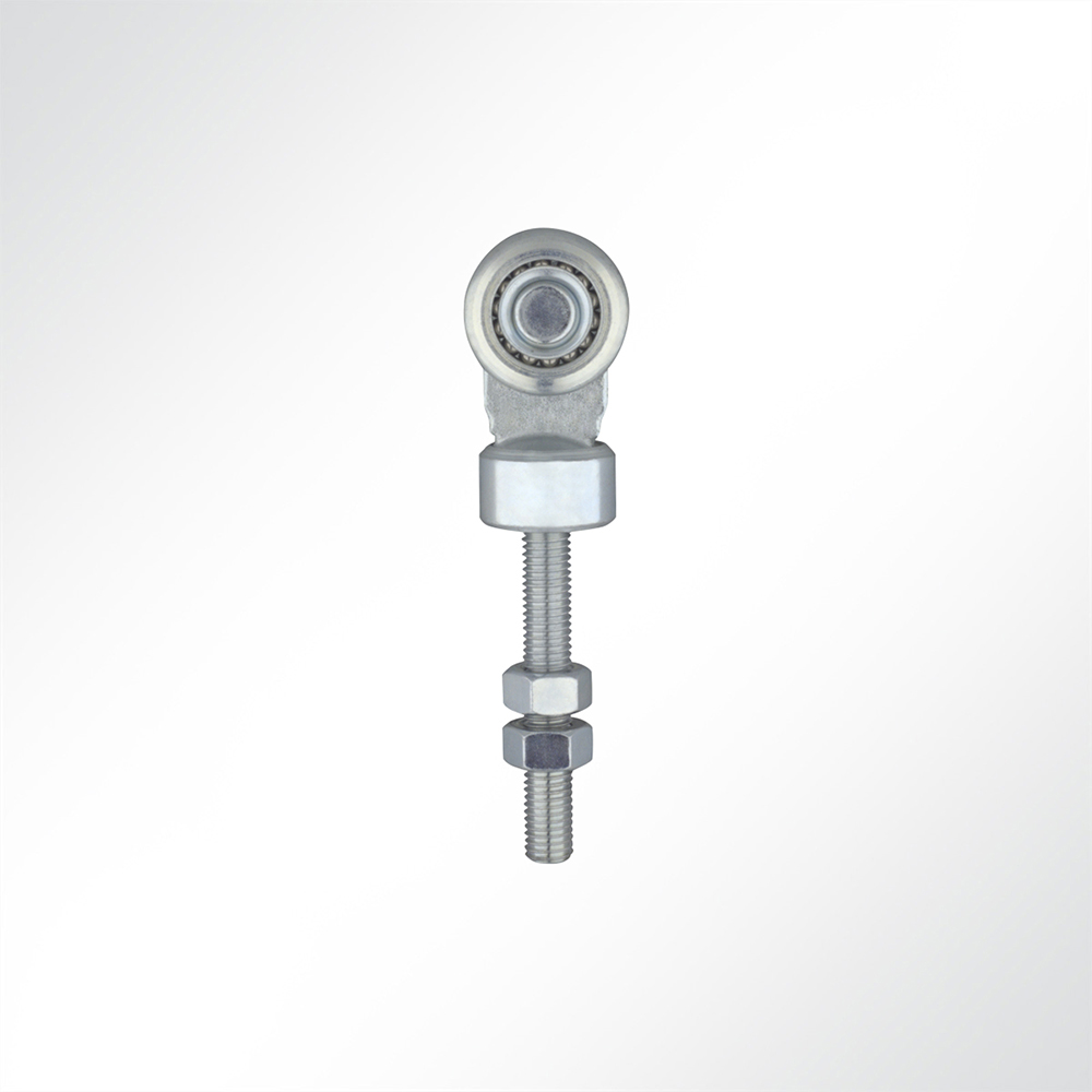 Artikelbild Laufrolle Vorhangrolle Führungsrolle verzinkt drehbar 360° für Laufschiene 48x48 mm