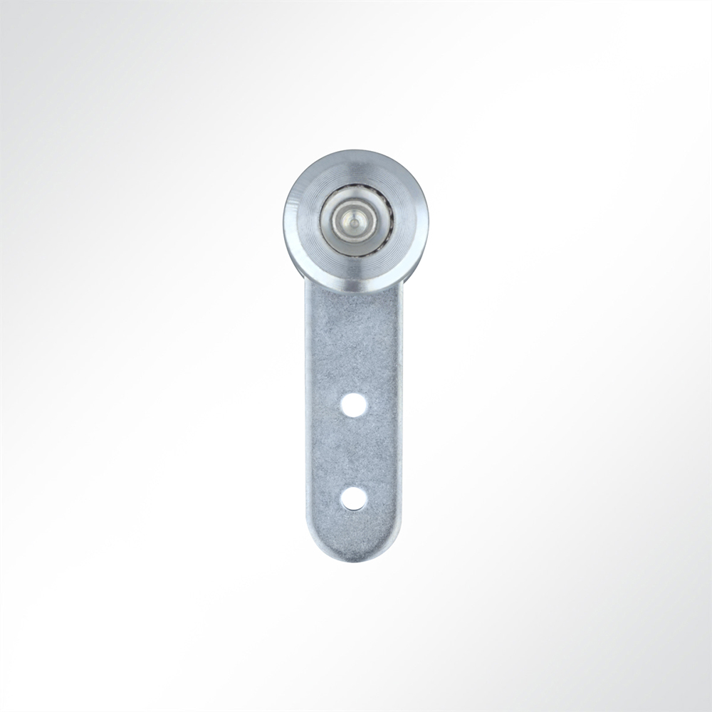 Artikelbild Laufrolle Vorhangrolle Führungsrolle verzinkt für Laufschiene 42x54mm