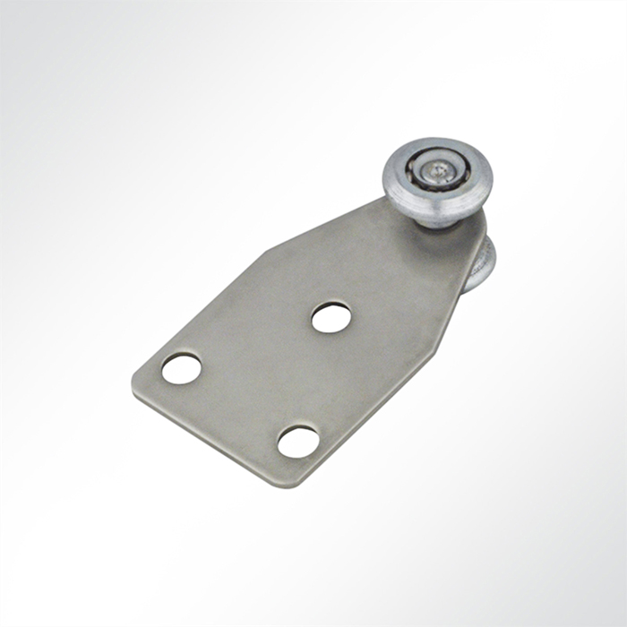 Doppelrolle Edelstahl für Schiene 25x19mm