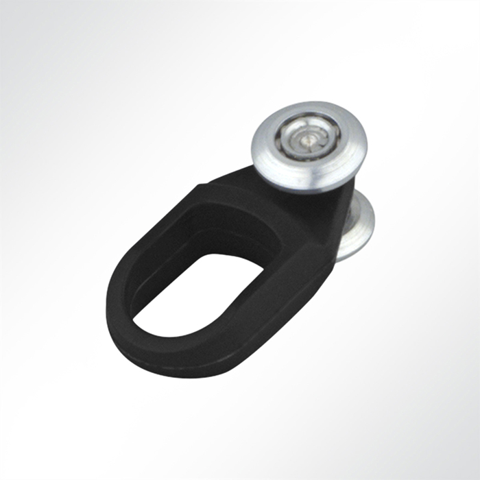 Doppelrolle für Schiene 25x19mm mit Nylon Öse