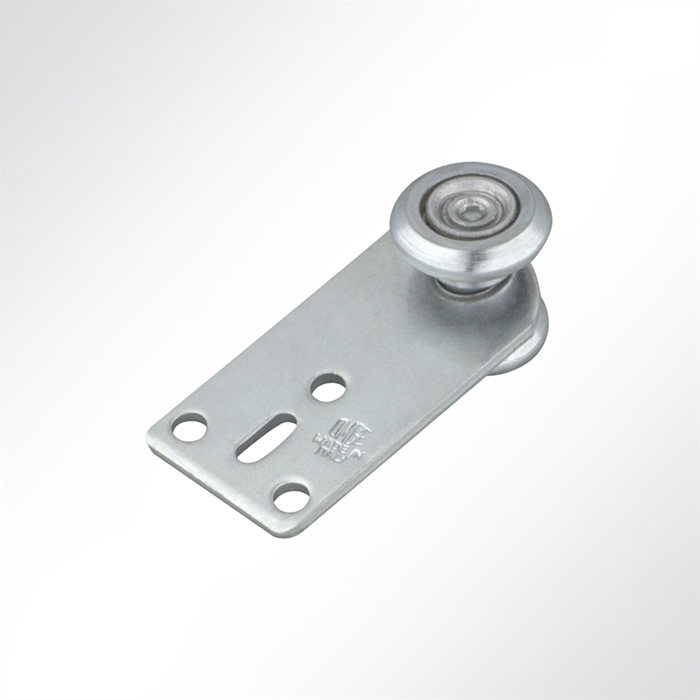 Doppelrolle mit kleiner Platte verzinkt für Laufschiene 35x30mm 35kg je Laufwerk