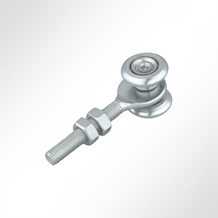 Doppelrolle verzinkt für Laufschiene 35x30mm 35kg je Laufwerk