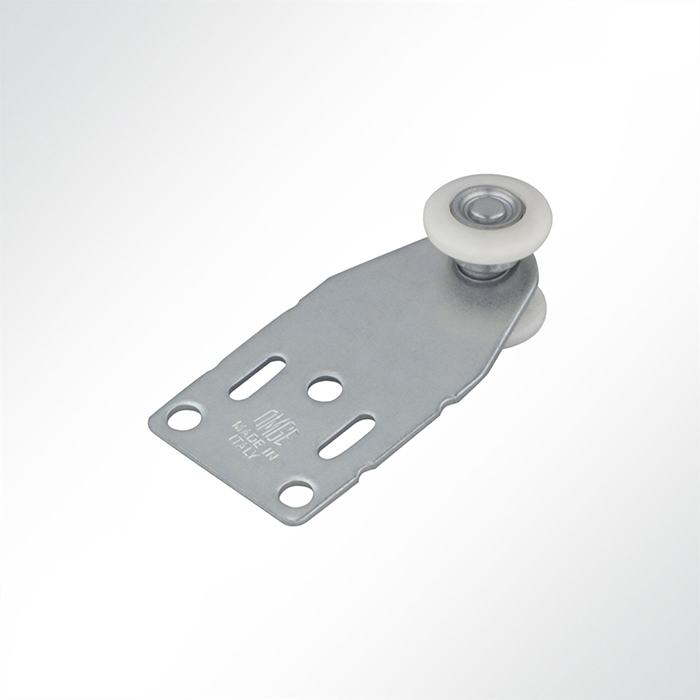 Doppelrolle verzinkt mit Kunststoffrollen für Laufschiene 35x30mm 35kg je Laufwerk