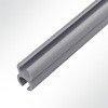 Vorschau Doppelkederschiene Doppelkederleiste Kunststoff Weiß für Keder 5,0-8,0mm Länge 2m grau