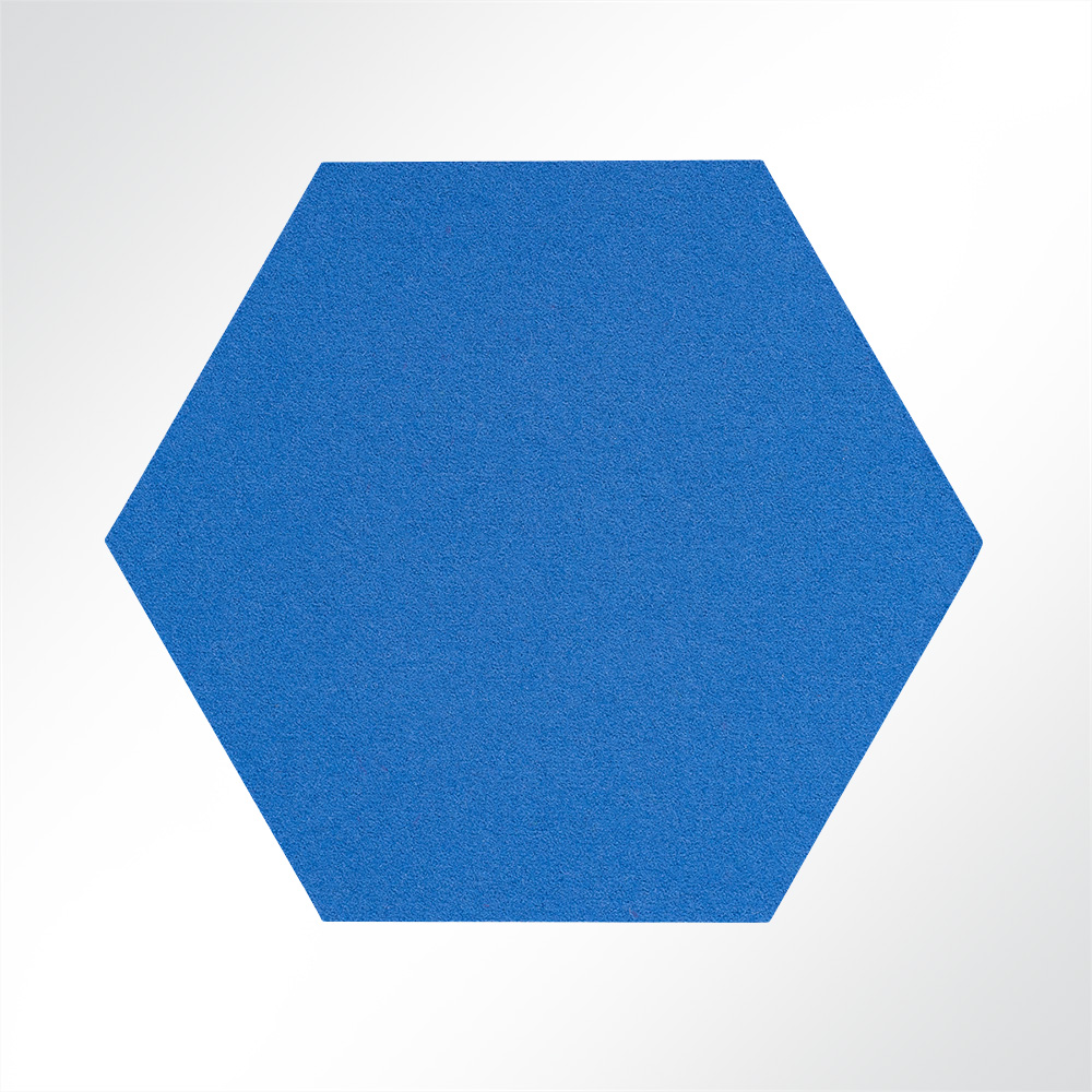 Artikelbild QP Schallabsorber Basotect® Hexagon-Set 12-teilig à 580mm Braun, Blau