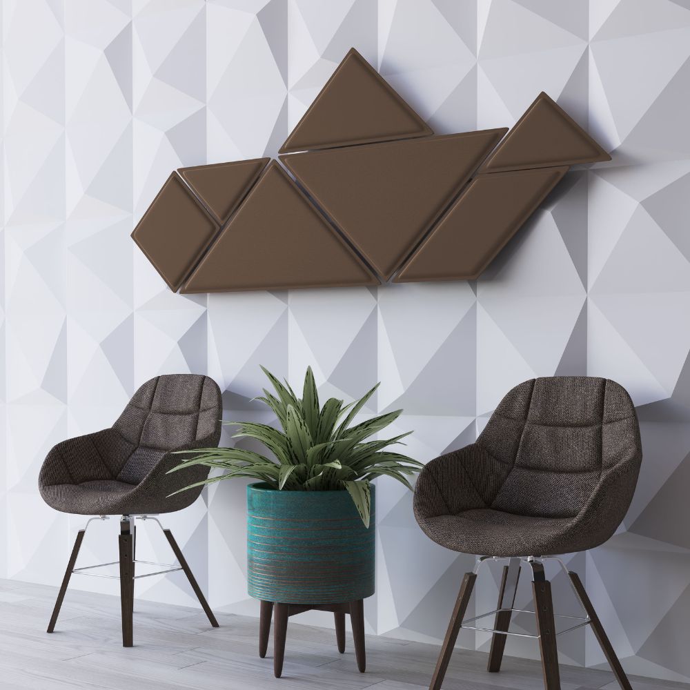 Artikelbild QP Tangram Akustikpaneele Akustikplatten ohne Montage-Kit Maigrün 0426