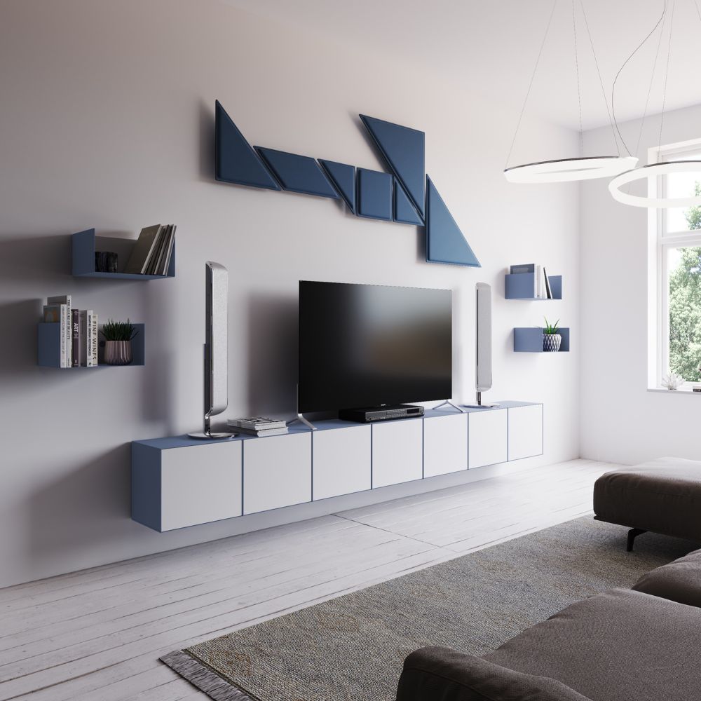 Artikelbild QP Tangram Akustikpaneele Akustikplatten ohne Montage-Kit Maigrün 0426