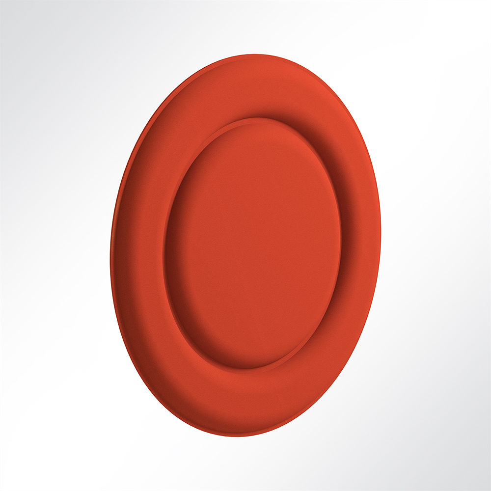 Artikelbild QP Circle Akustikpaneele Akustikplatten Schallabsorber Ø90cm Orange 0120