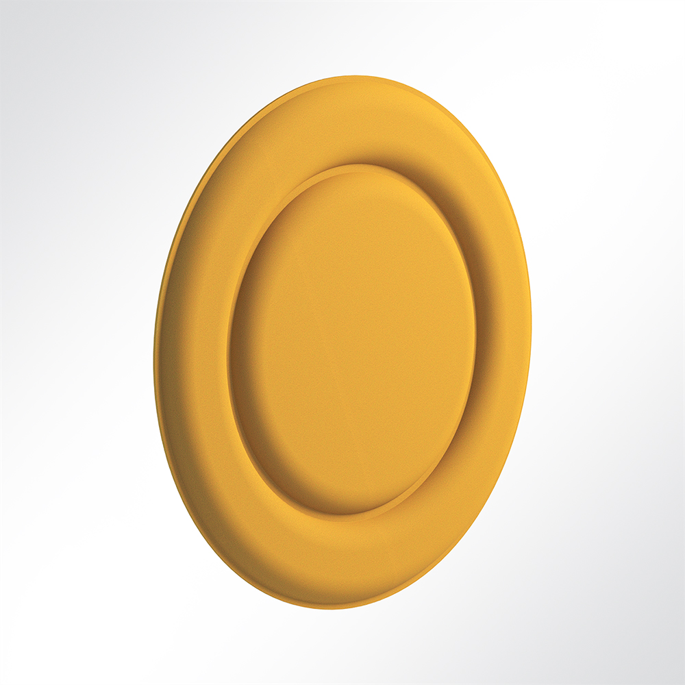 Artikelbild QP Circle Akustikpaneele Akustikplatten Schallabsorber Ø90cm Gelb 0053