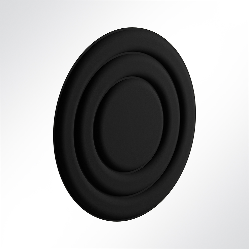 Artikelbild QP Circle Akustikpaneele Akustikplatten Schallabsorber Ø120cm Schwarz 0651