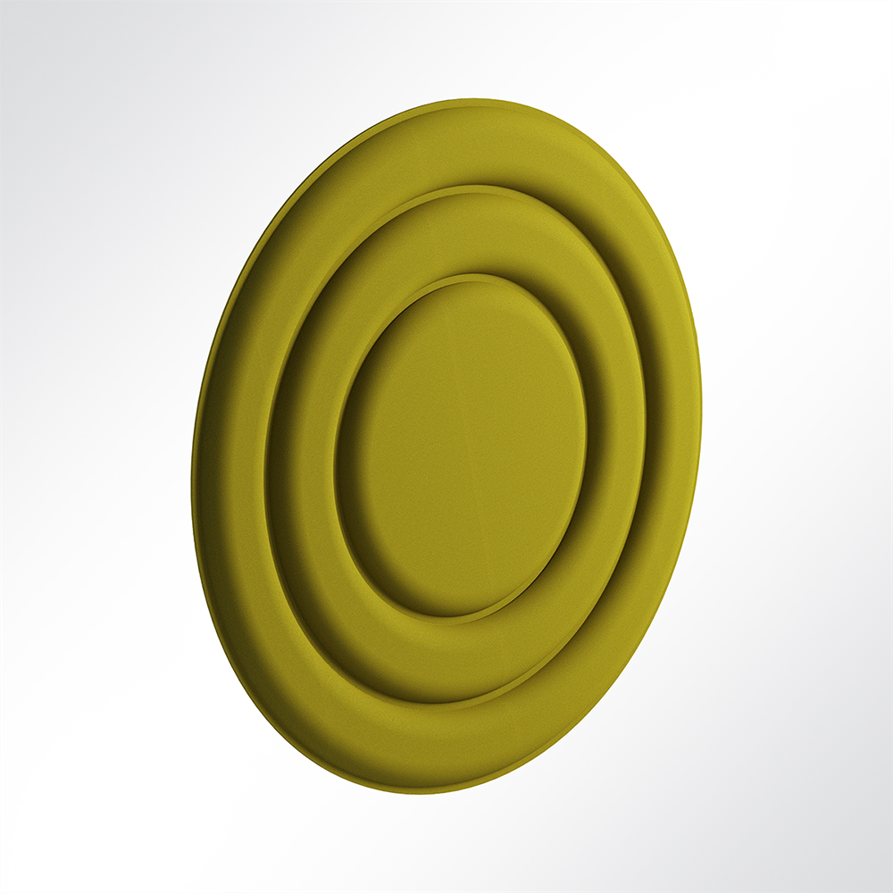 Artikelbild QP Circle Akustikpaneele Akustikplatten Schallabsorber Ø120cm Maigrün 0426