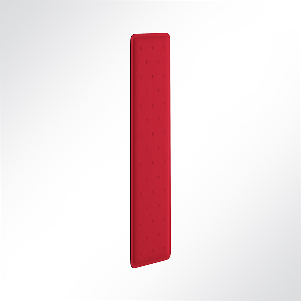 Artikelbild QP Flat Single Akustikpaneele Akustikplatten Schallabsorber 60x40cm Rot 0231