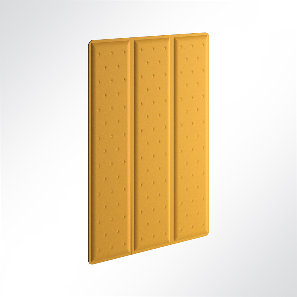 Artikelbild QP Flat Triple Akustikpaneele Akustikplatten Schallabsorber 60x120cm Gelb 0053