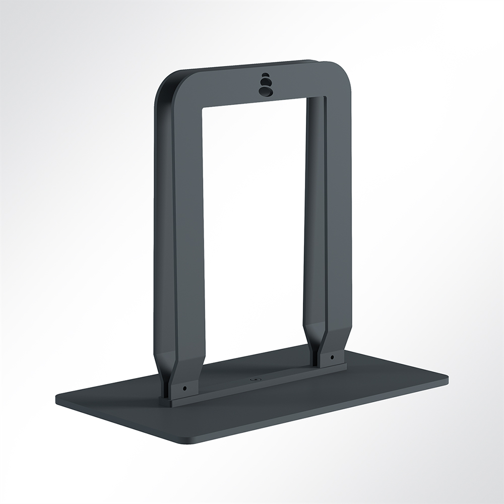 Artikelbild QP Akustikpaneele-Halterung für Single Paneel ohne Rollen Schwarz 7016