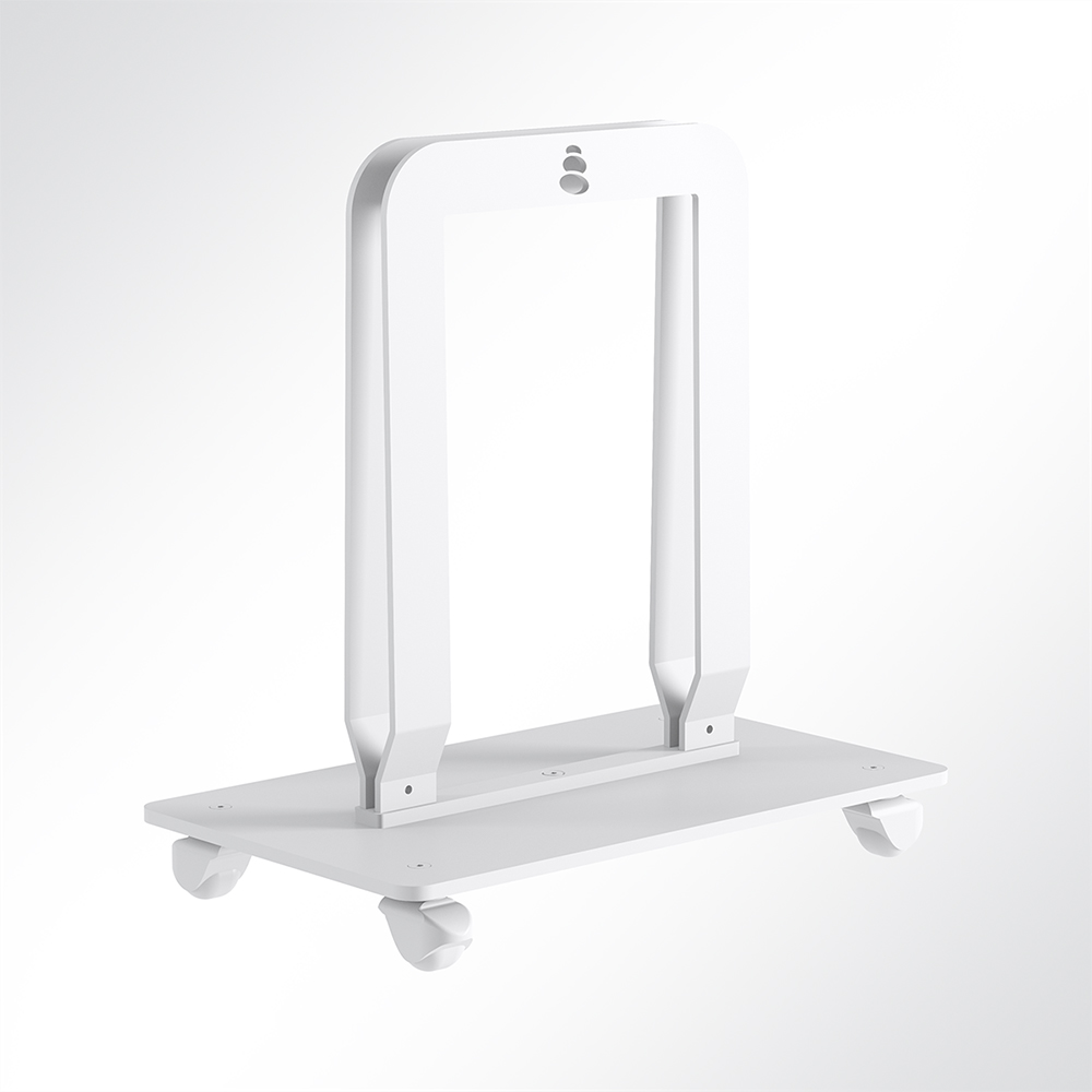 Artikelbild QP Akustikpaneele-Halterung für Single Paneel mit Rollen Weiß 9003