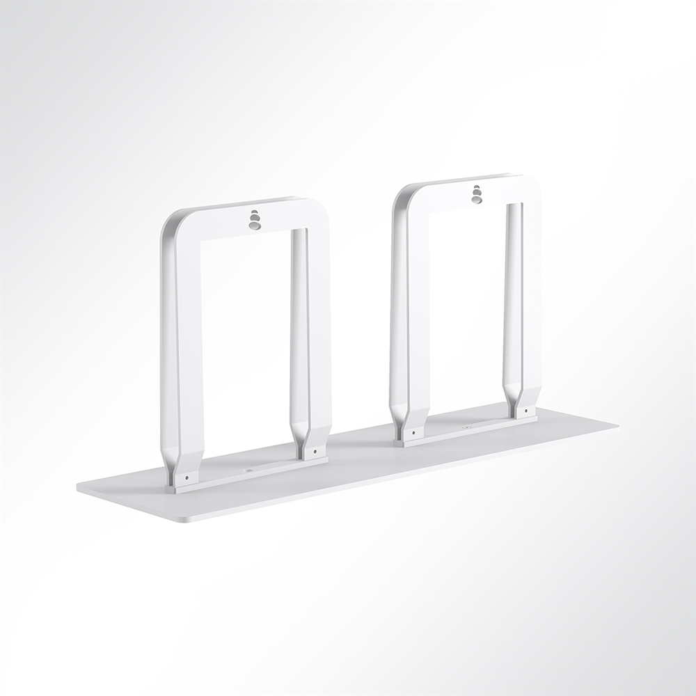 Artikelbild QP Akustikpaneele-Halterung für Double Paneel ohne Rollen Weiß 9003
