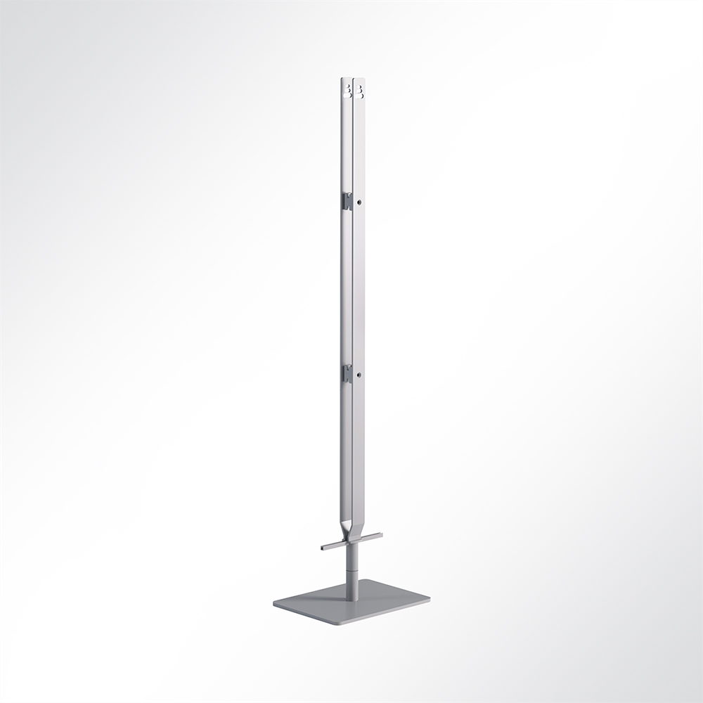 Artikelbild QP Akustikpaneele-Ständer für 3 Single Paneele horizontal ohne Rollen Grau 7035