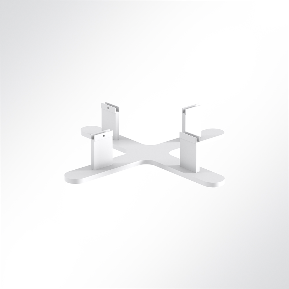 Artikelbild QP Akustikpaneele Booth-Mode Fuß-Verbinder von 4 Paneelen Weiß 9003