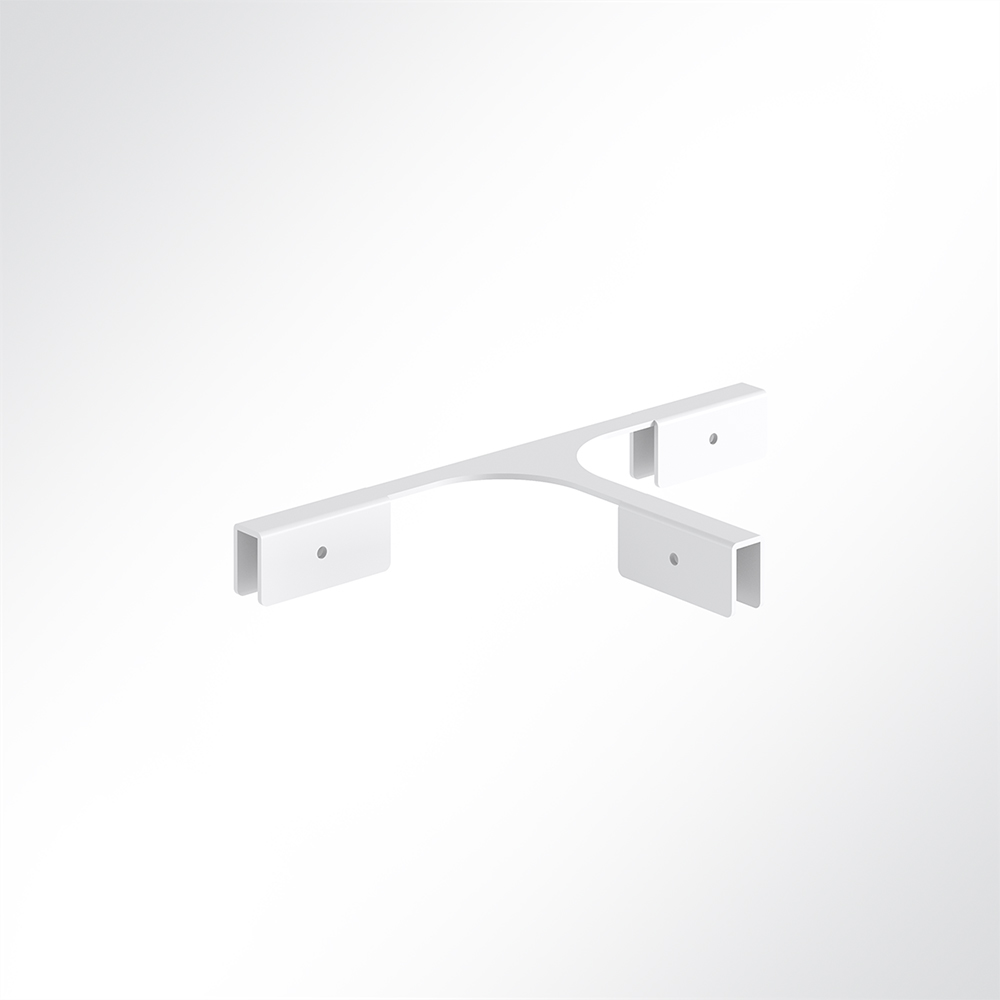 Artikelbild QP Akustikpaneele Booth-Mode Kopf-Verbinder von 3 Paneelen Weiß 9003