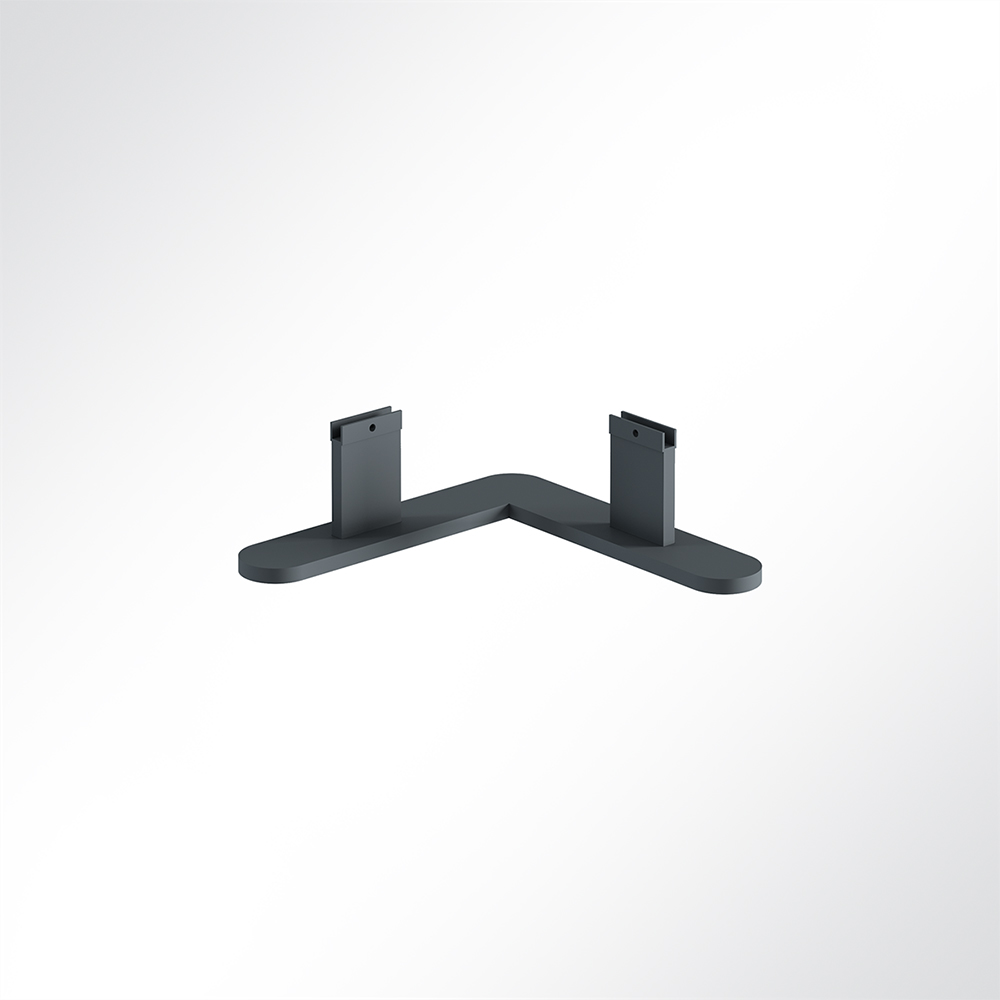 Artikelbild QP Akustikpaneele Booth-Mode Fuß-Verbinder von 2 Paneelen 90° Schwarz 7016