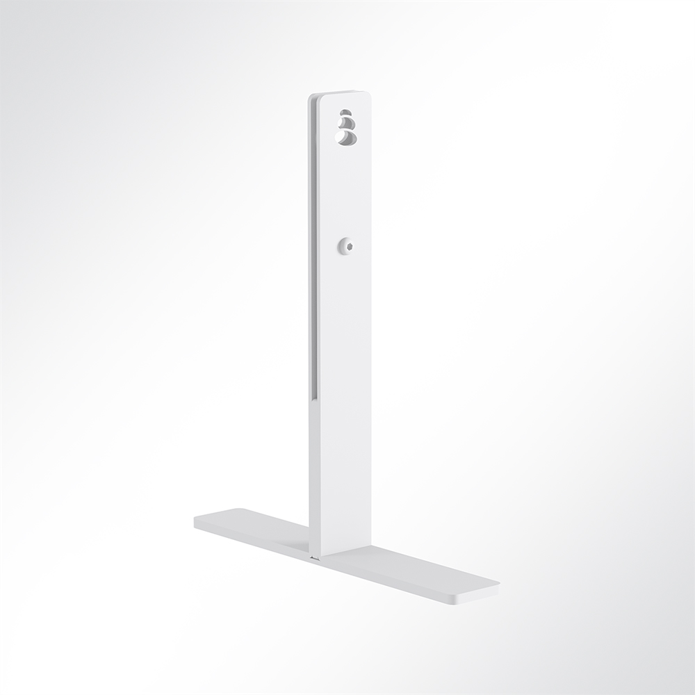 Artikelbild QP Akustikpaneele Desking 2er Set Paneel-Ständer für 2 Paneele als Unterteilung Weiß 9003