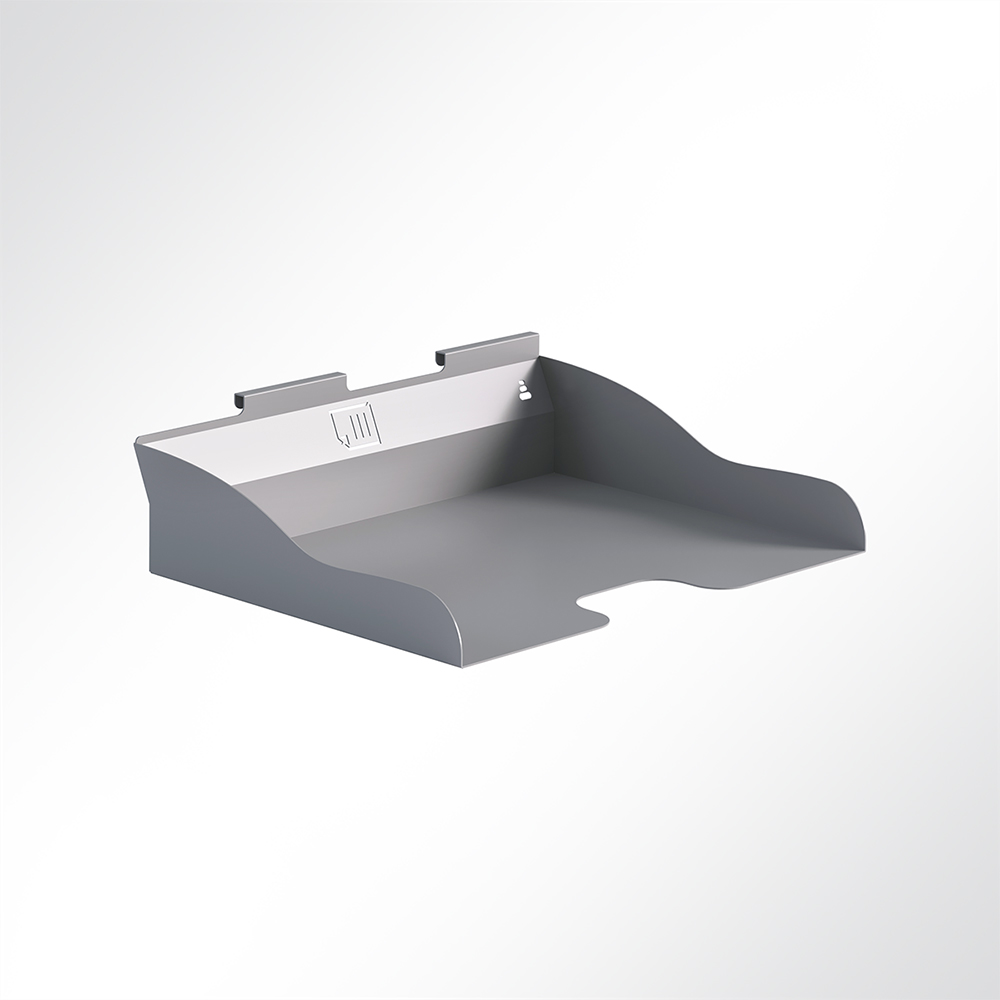 Artikelbild QP Akustikpaneele Desking A4 Papier-Ablage Grau 7035