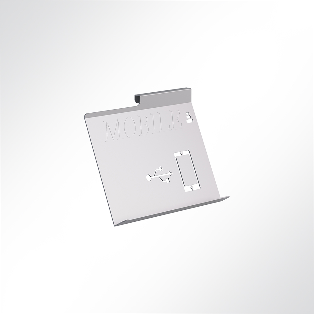 Artikelbild QP Akustikpaneele Desking Smartphone-Halter Grau 7035