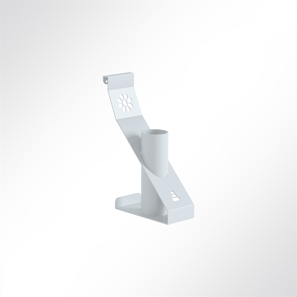 Artikelbild QP Akustikpaneele Desking Blumen-Halter Weiß 9003