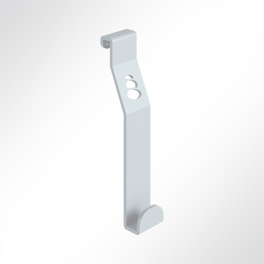 Artikelbild QP Akustikpaneele Desking 2er Set Kleider-Haken Weiß 9003