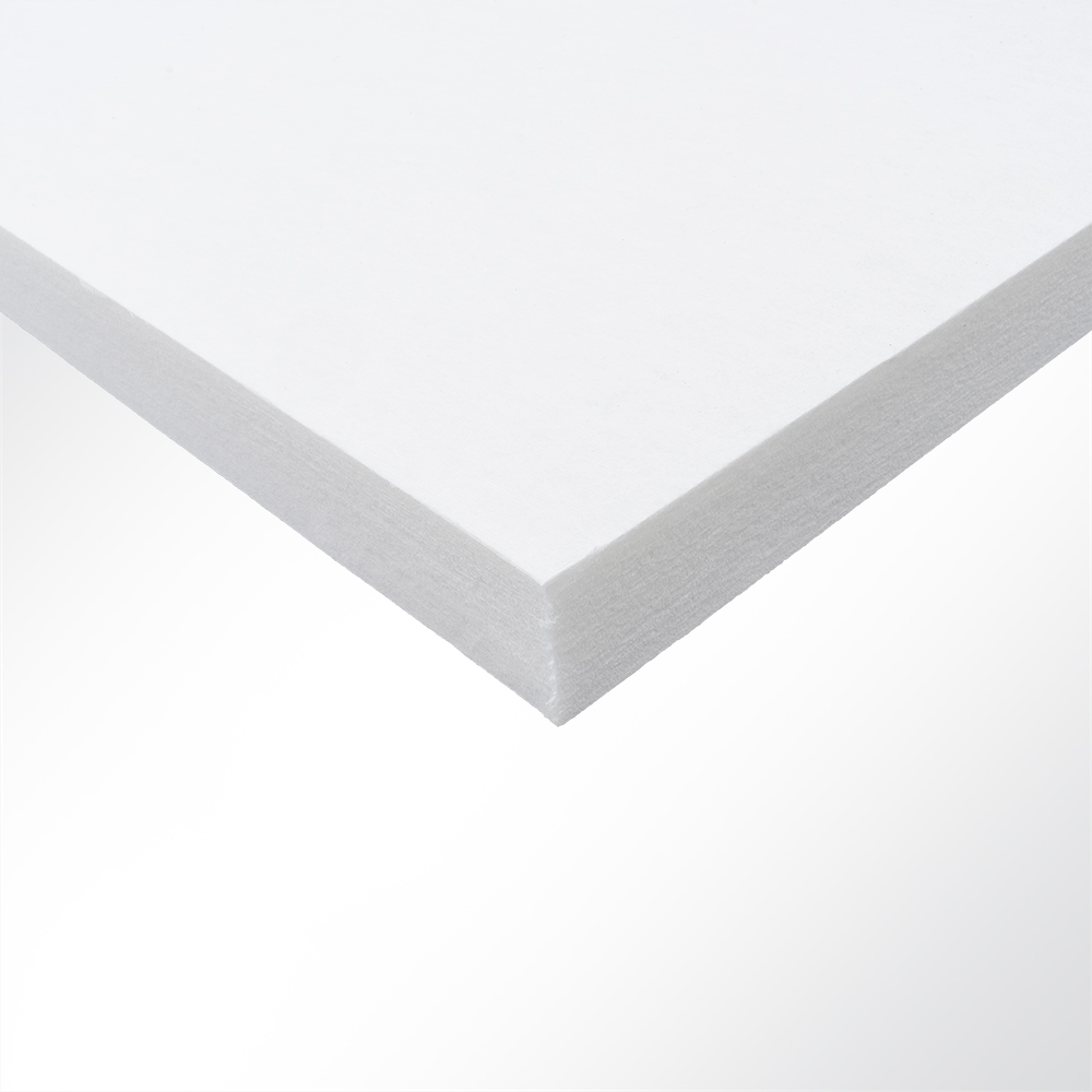 Artikelbild Bluefiber PAD PET Vlies Akustikplatten Schallabsorber 2500g/m² 50mm B1 weiß 620x625mm
