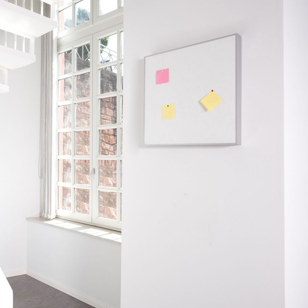 Artikelbild QP Schallabsorber Wand Akustikpaneele bluefiber tec based B1 2500g/m² weiß 620x625x50mm