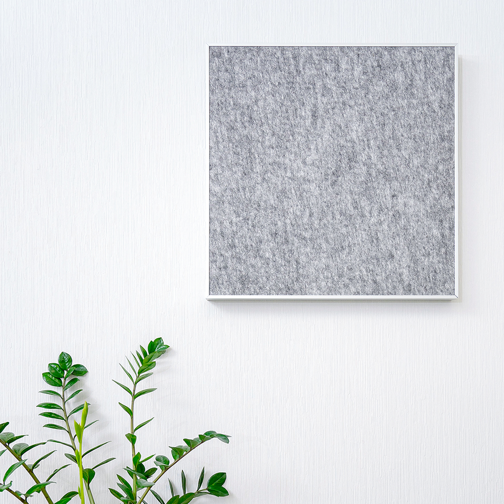 Artikelbild QP Schallabsorber Wand Akustikpaneele bluefiber tec based B1 2500g/m² grau 620x625x50mm