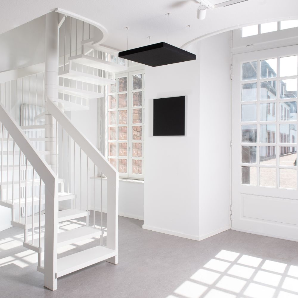 Artikelbild QP Schallabsorber Wand Akustikpaneele bluefiber tec based B1 2500g/m² schwarz 620x625x50mm